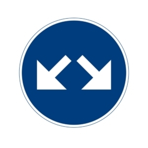 D2-3 Påbjuden körbana