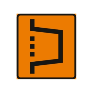 F23 Orienteringstavla för omledningsväg